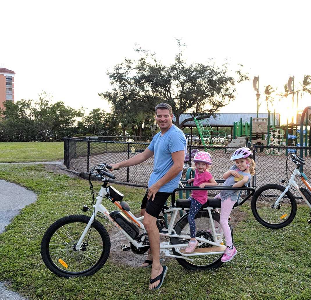 Me with kids on bike